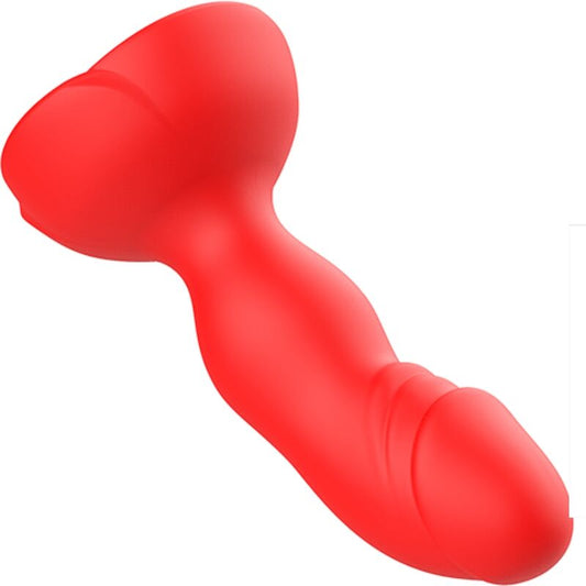 ARMONY - EXTREME A BLOOM ROSE VIBRATOR & ANAL PLUG FERNBEDIENUNG ROT