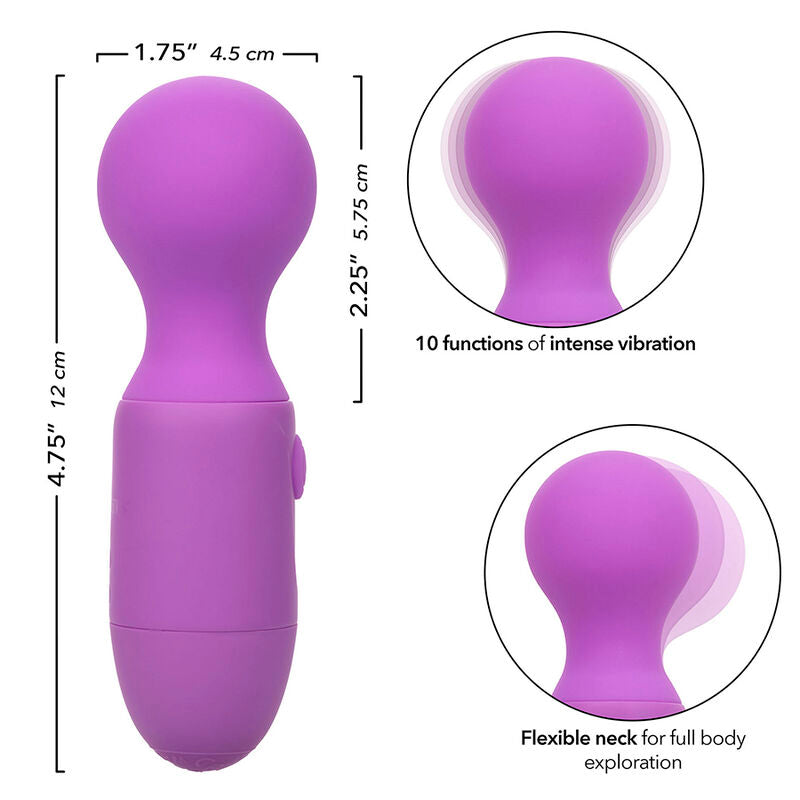 CALEXOTICS - ERSTMALS WIEDERAUFLADBARES MASSAGER 10 VIBRATIONEN LILA