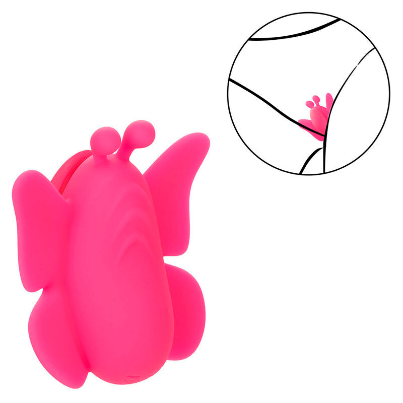 CALEXOTICS - NEON VIBES THE FLUTTER VIBE STIMULATOR 10 VIBRATIONEN ROSA
