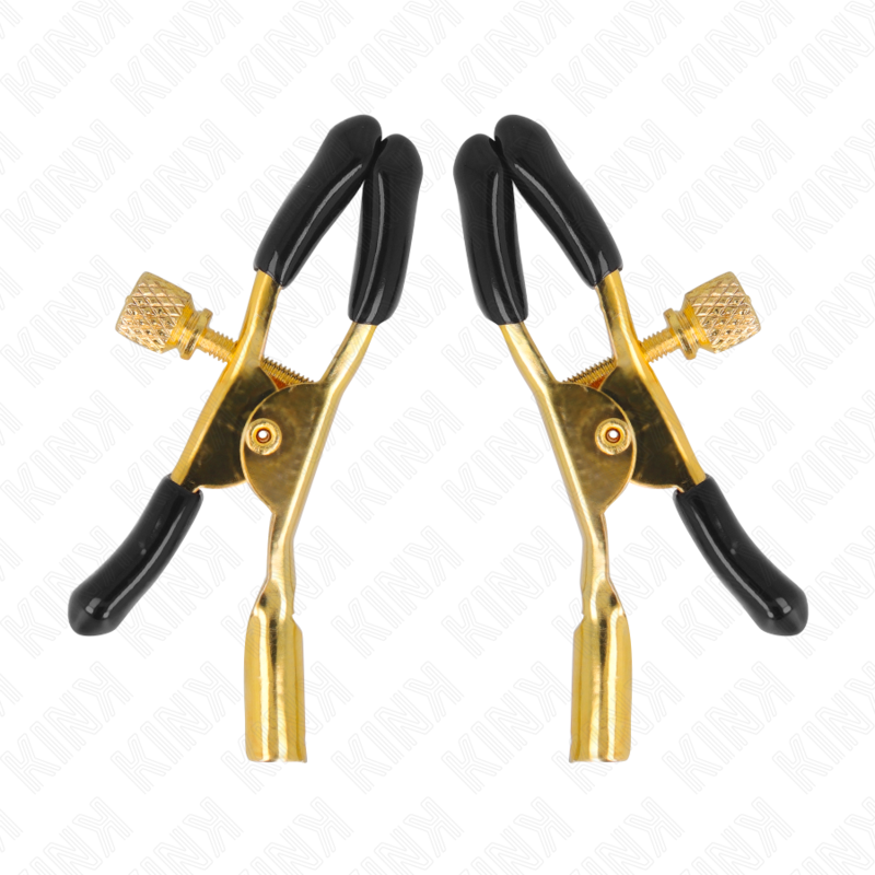 KINK - GOLDENE NIPPELKLAMMER 6 CM