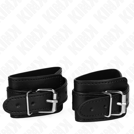 KINK - ABSCHLIESSBARE DUNGEON HANDGELENKFESSELN SCHWARZ VERSTELLBAR 21-28 CM X 5,5 CM