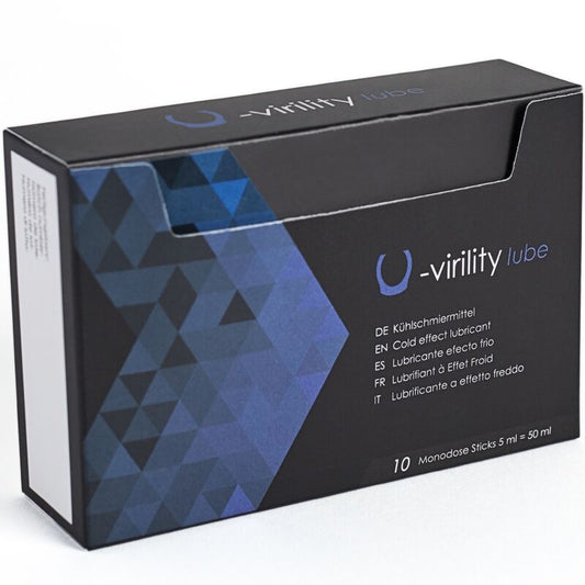 500 COSMETICS - U-VIRILITY LUBE KALTEFFEKT-SCHMIERMITTEL 10 X 5 ML
