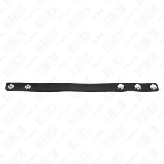 KINK - LEDER-PENISRING MIT DRUCKVERSCHLUSS 21,5 X 1,5 CM