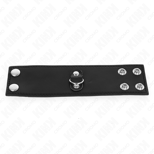 KINK - LEDER-PENISRING MIT DRUCKVERSCHLUSS 18 X 5 CM
