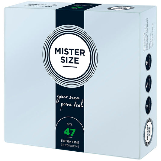 MISTER SIZE - Kondome Größe XS 47 MM (36 Stück)