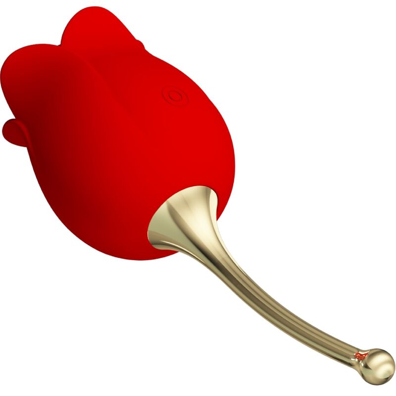 PRETTY LOVE - ROSE LOVER ROSE KLITORISSTIMULATOR 12 VIBRATIONEN ROT