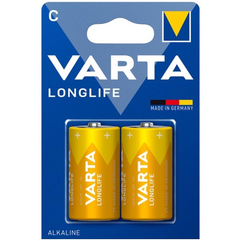 VARTA - LONGLIFE ALKALINE BATTERIE C LR14 BLISTER*2