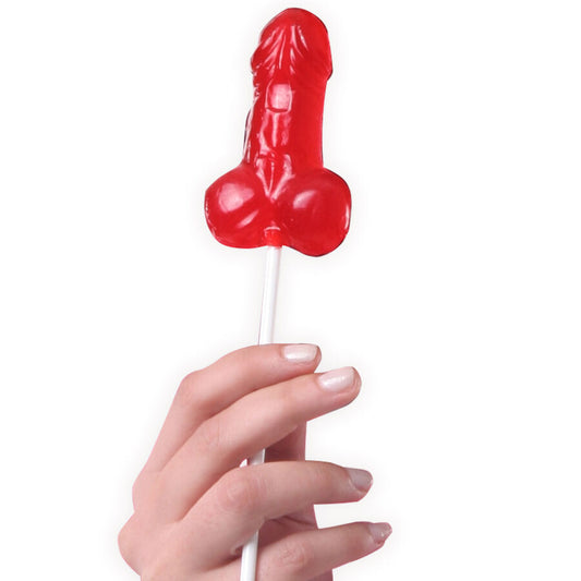 SECRETPLAY - DISPLAY-SORTIMENT PENIS-LUTSCHER ERDBEERE 40 EINHEITEN