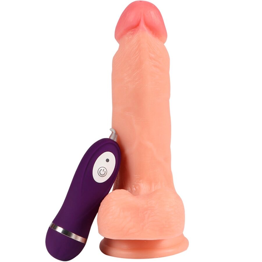 SHEQU - IRON DRAGON VIBRATOR DILDO WITH REMOTE CONTROL 17.5 CM