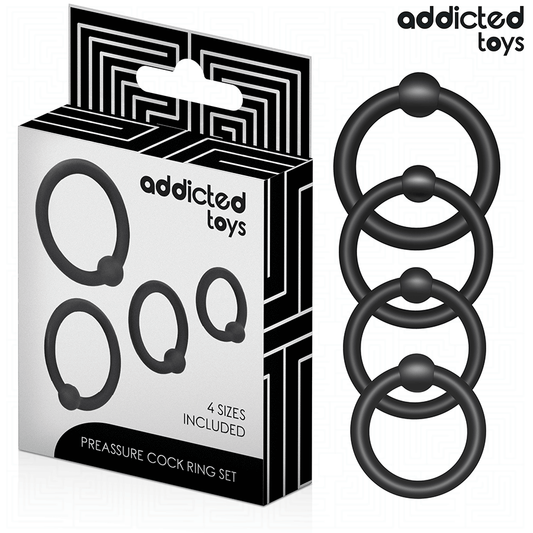 ADDICTED TOYS - SET DRUCKSILIKONRINGE