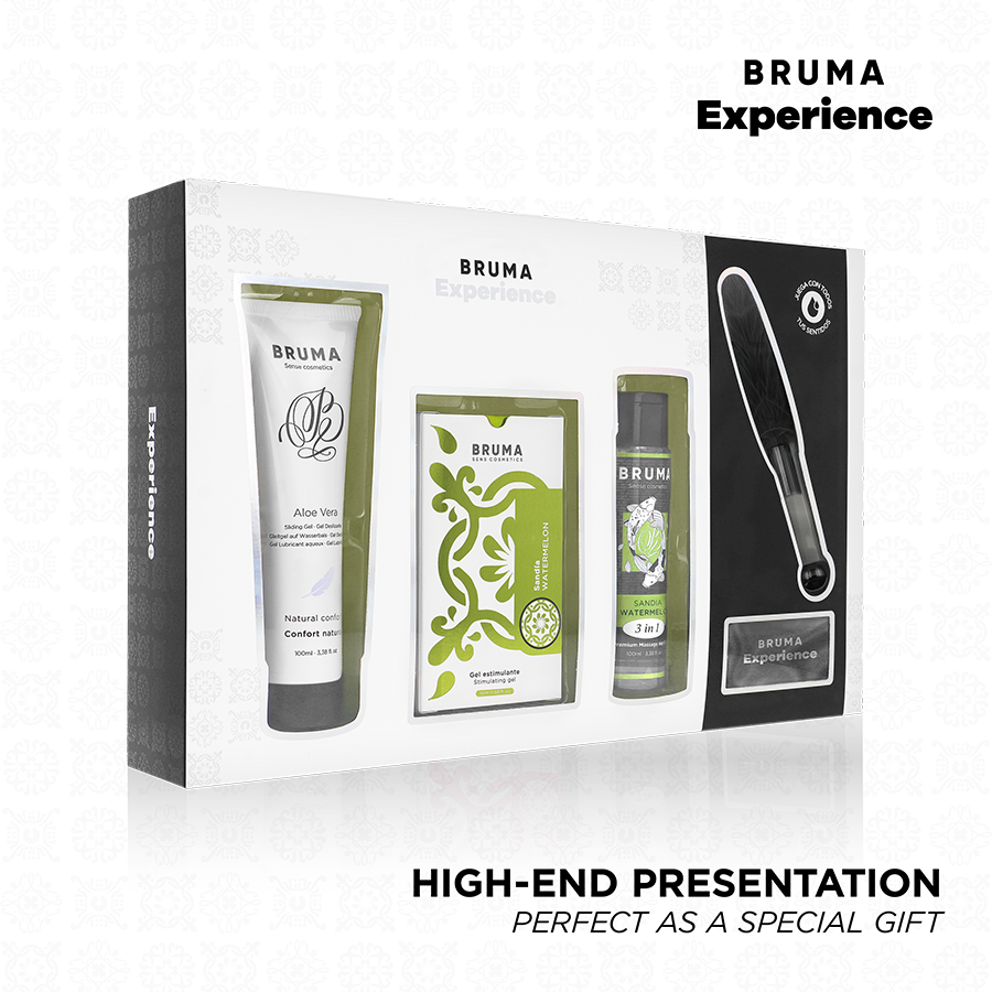 BRUMA XPERIENCE - SÜSSE WASSERMELONEN-VERSUCHUNGSSET MIT ORGASMUSVERSTÄRKER