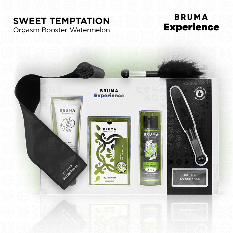 BRUMA XPERIENCE - SÜSSE WASSERMELONEN-VERSUCHUNGSSET MIT ORGASMUSVERSTÄRKER