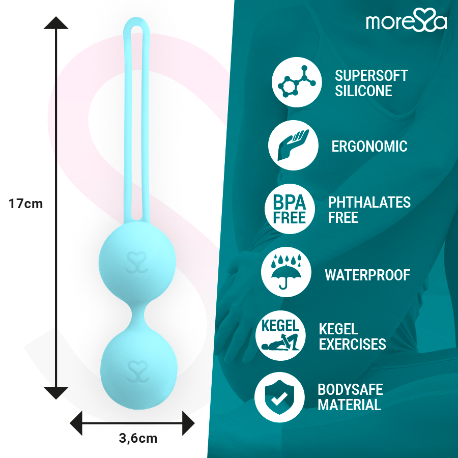 MORESSA - OSIAN THREE PREMIUM TURQUOISE SILICONE