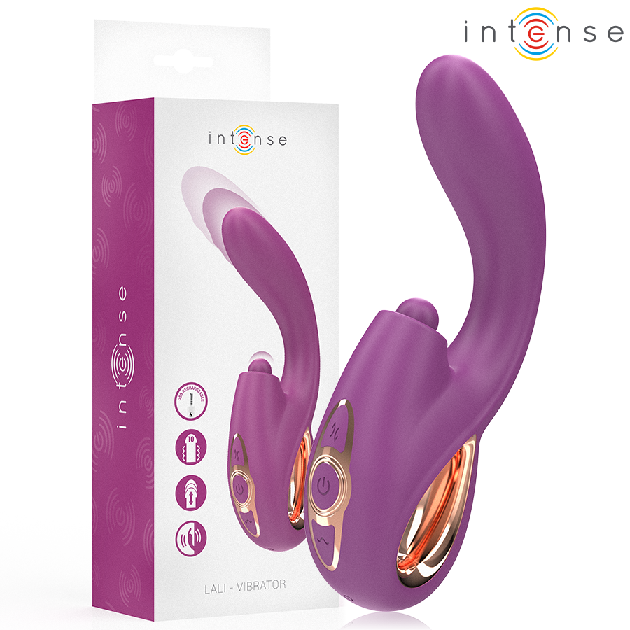 INTENSIV - LALI MULTIFUNKTIONS-G-PUNKT-VIBRATOR TAPPING & STOSS & VIBRATION LILA