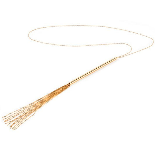 BIJOUX – MAGNIFIQUE METALLKETTE HALSKETTE / PEITSCHE