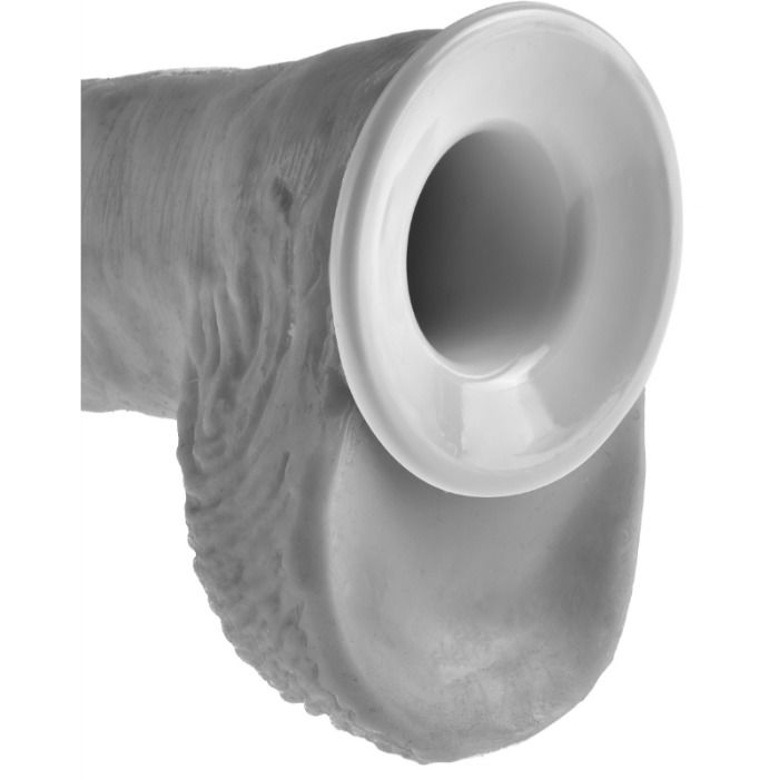 KING COCK - 30,5 CM HOHL-STRAP-ON-SUSPENDER-SYSTEM - HAUTFARBE