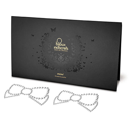 BIJOUX - MIMI BOW SILBERNE BRUSTKOPFABDECKUNGEN
