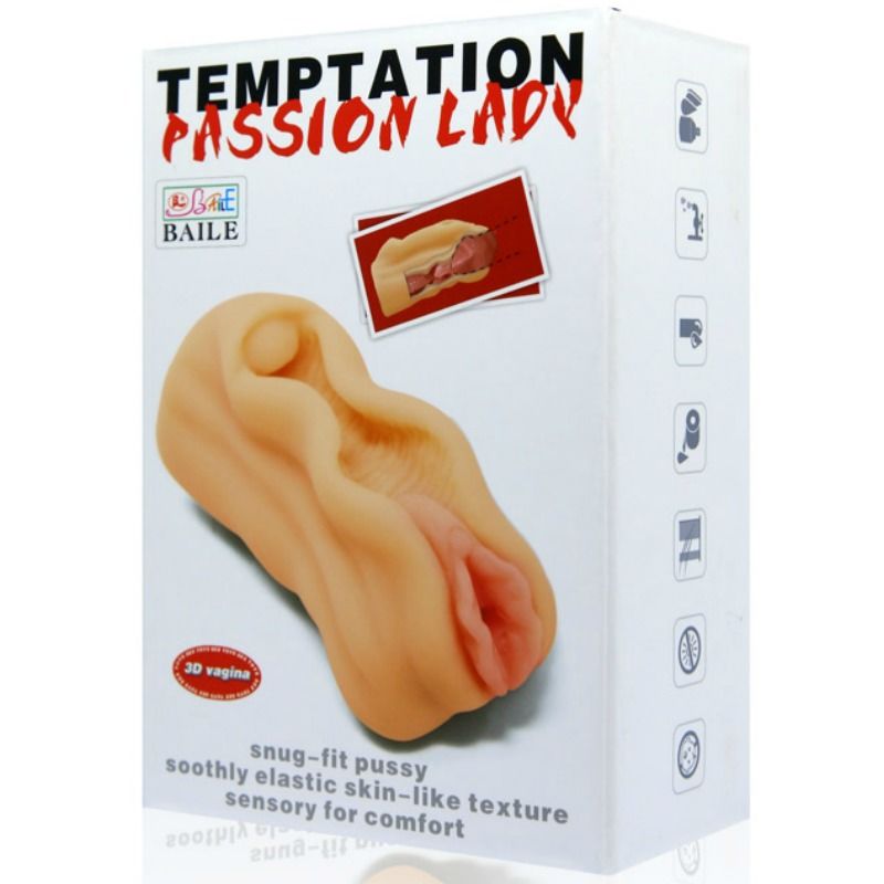 BAILE - MINI-MASTURBATOR FÜR MÄNNER MIT VAGINA-LIPPEN-DESIGN