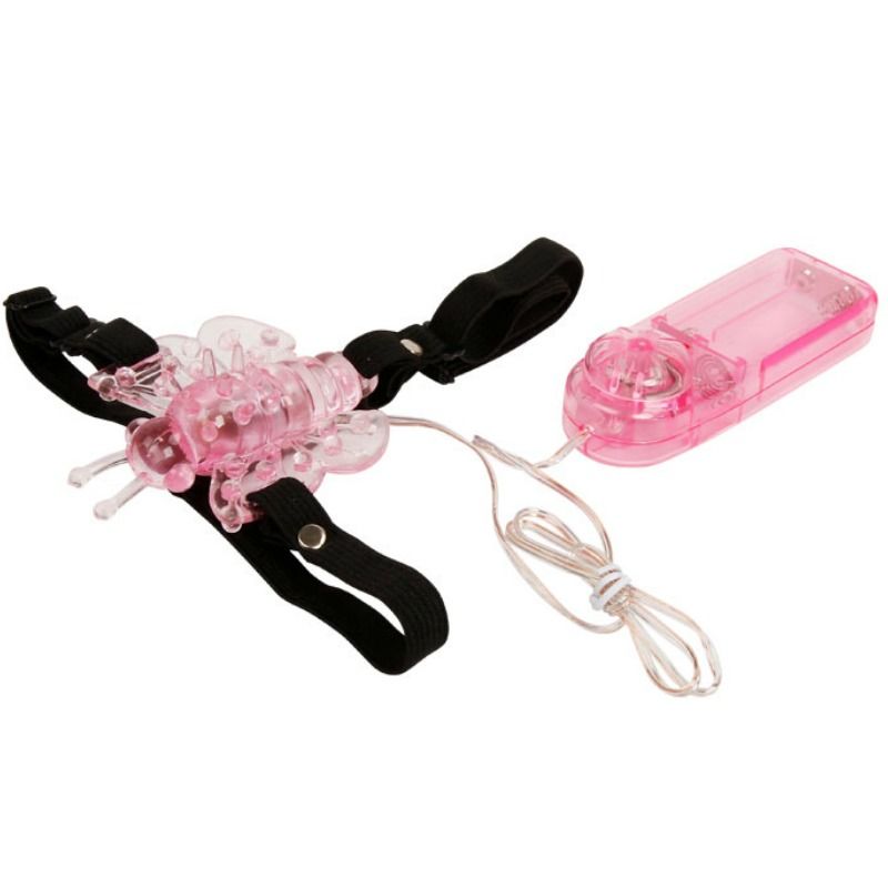 BAILE - HARNESS MIT VIBRIERENDEM SCHMETTERLING MIT MEHREREN GESCHWINDIGKEITEN