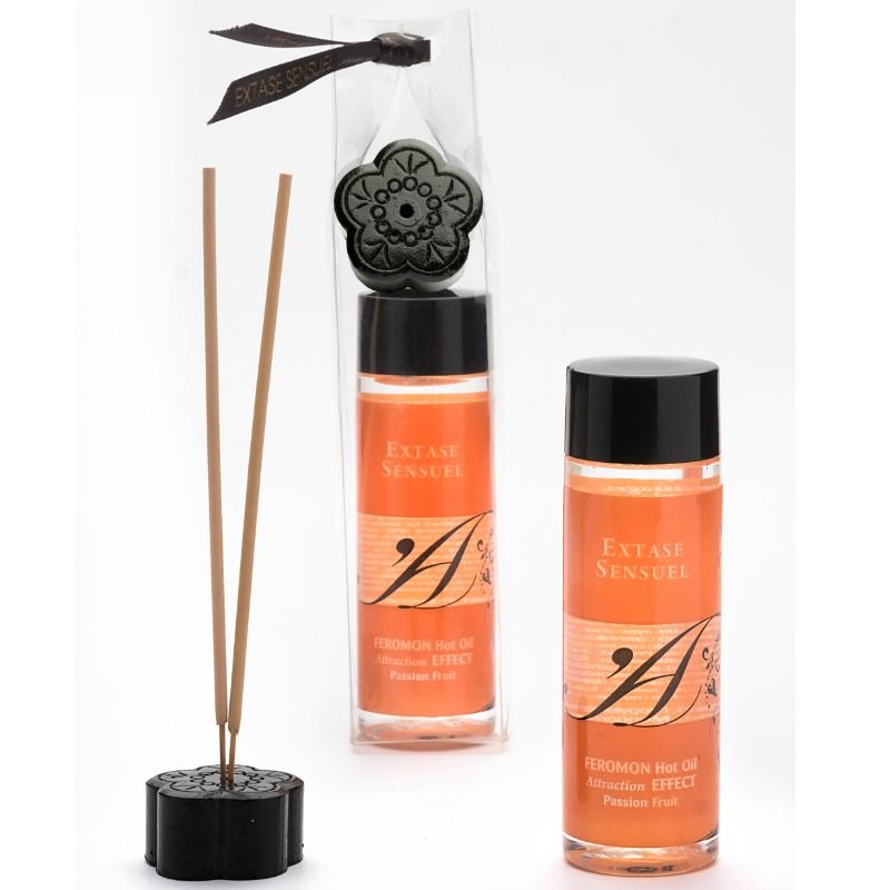 EXTASE SENSUAL - WÄRMEEFFEKT-MASSAGEÖL MIT PASSIONSFRUCHTPHEROMONEN 100 ML