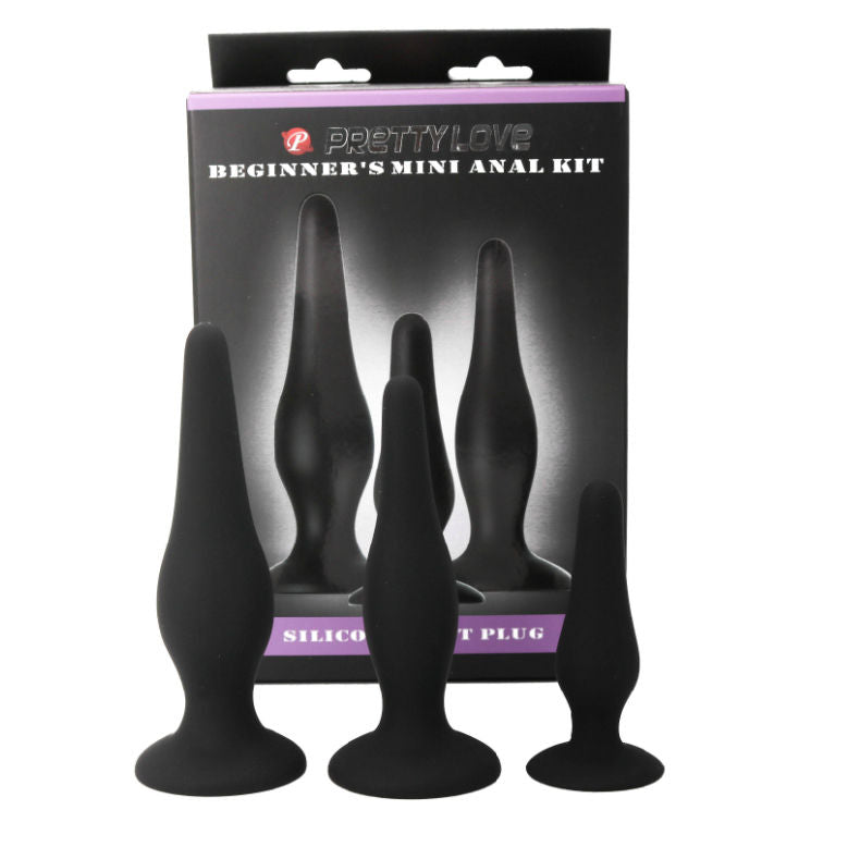 PRETTY LOVE - ANAL PLUGS SILIKON-EINFÜHRUNGSSET