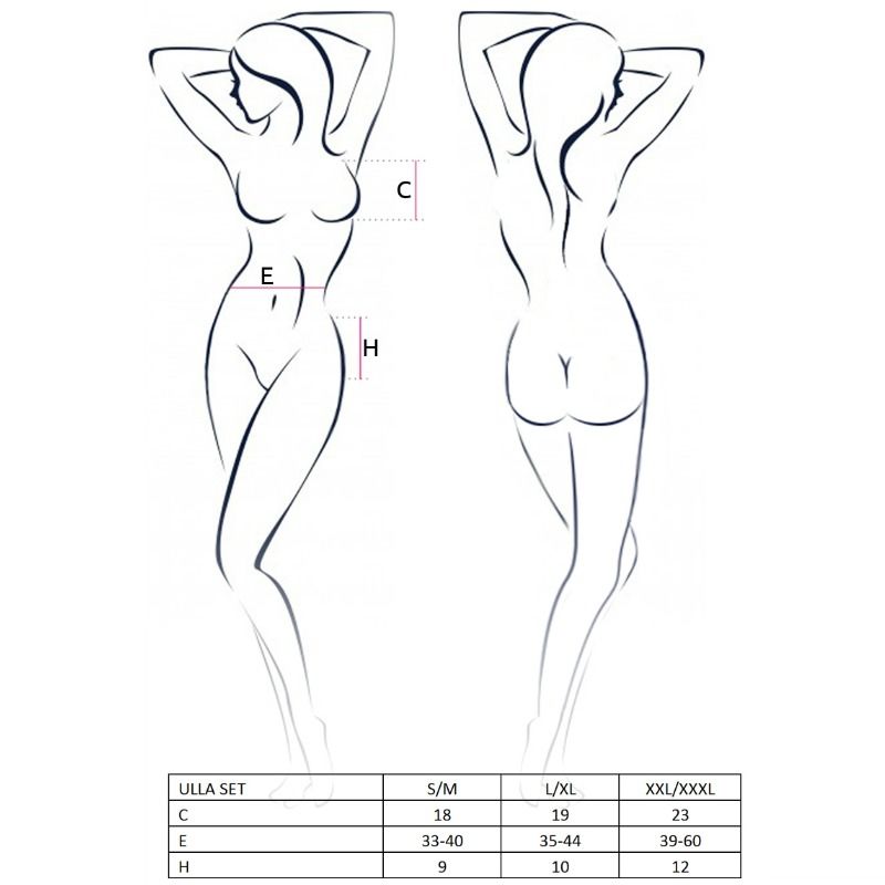 PASSION - FRAUEN-ULLA-SET GRÖSSE S/M