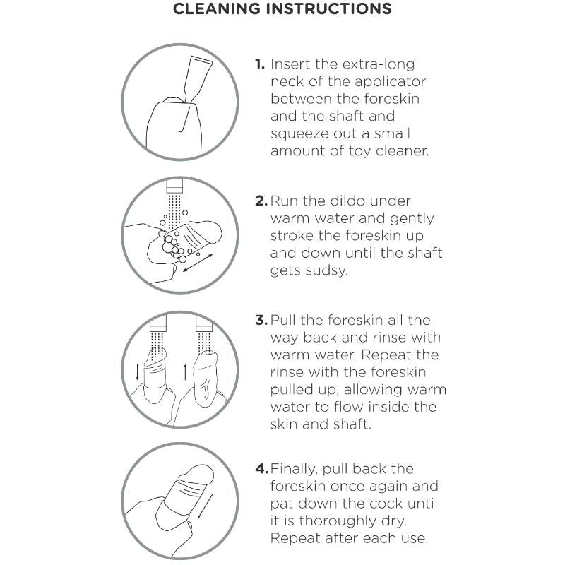 KING COCK - REALISTISCHER DILDO UNBESCHNITTENES FLEISCH 21 CM