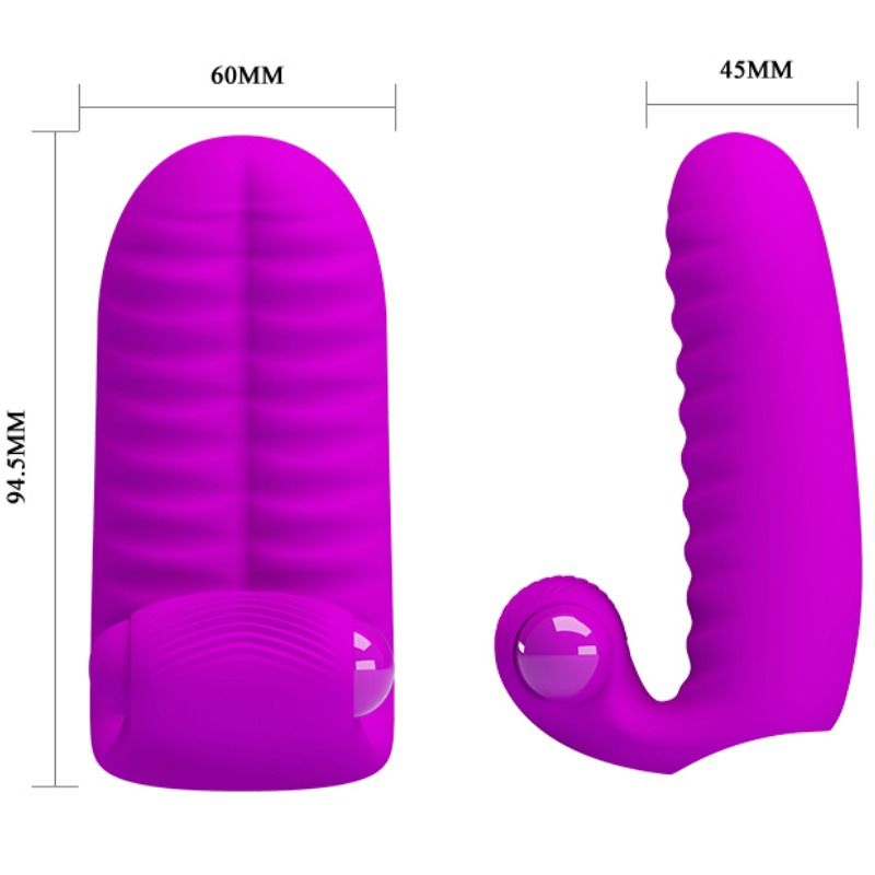 PRETTY LOVE - ABBOTT LILAC STIMULATOR FINGERHÜLLE