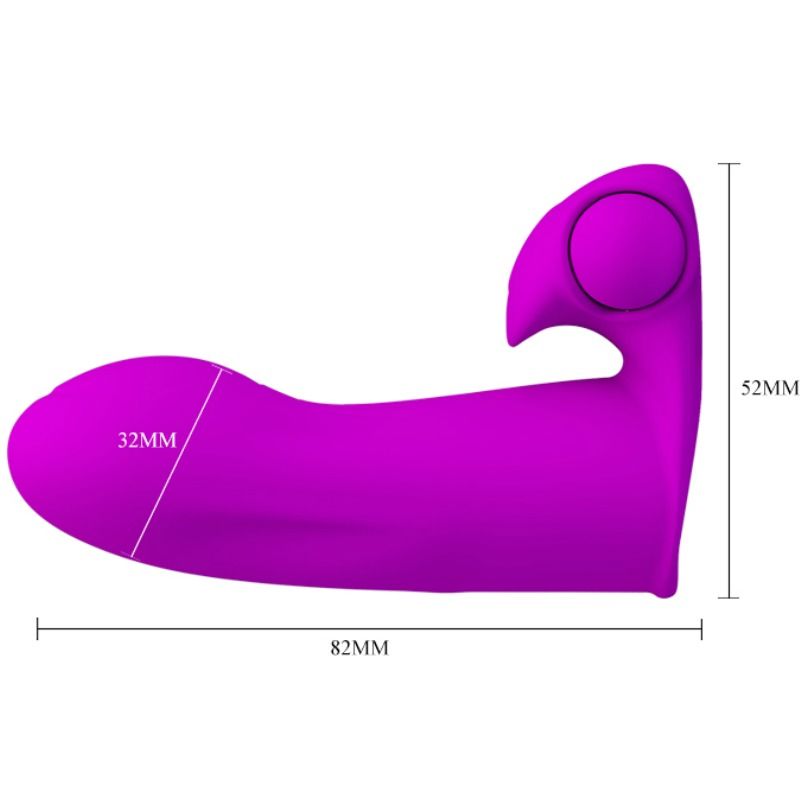PRETTY LOVE - MAXWELL FINGERHÜLLE MIT VIBRATION