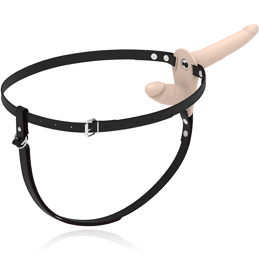 Fetisch-Devot-Harnisch – Doppelpenetration, Fleisch-Vibrator