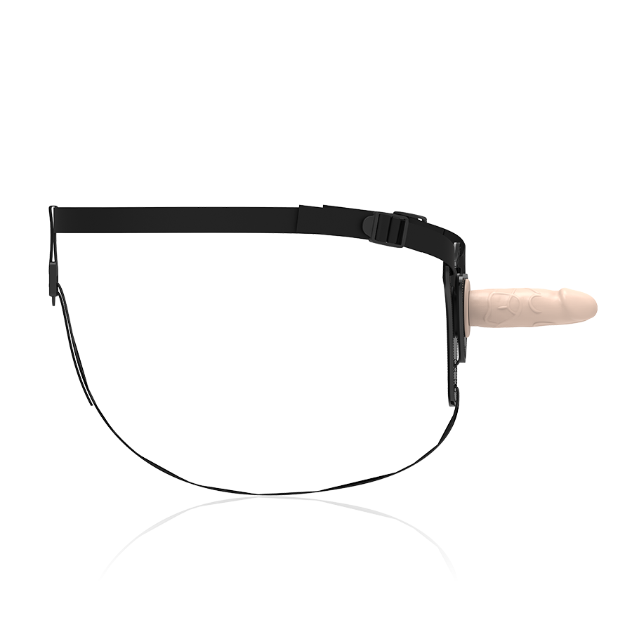 FETISCH DEVOT-HARNESS - FLEISCH REALISTISCHES SILIKON 12,5 CM