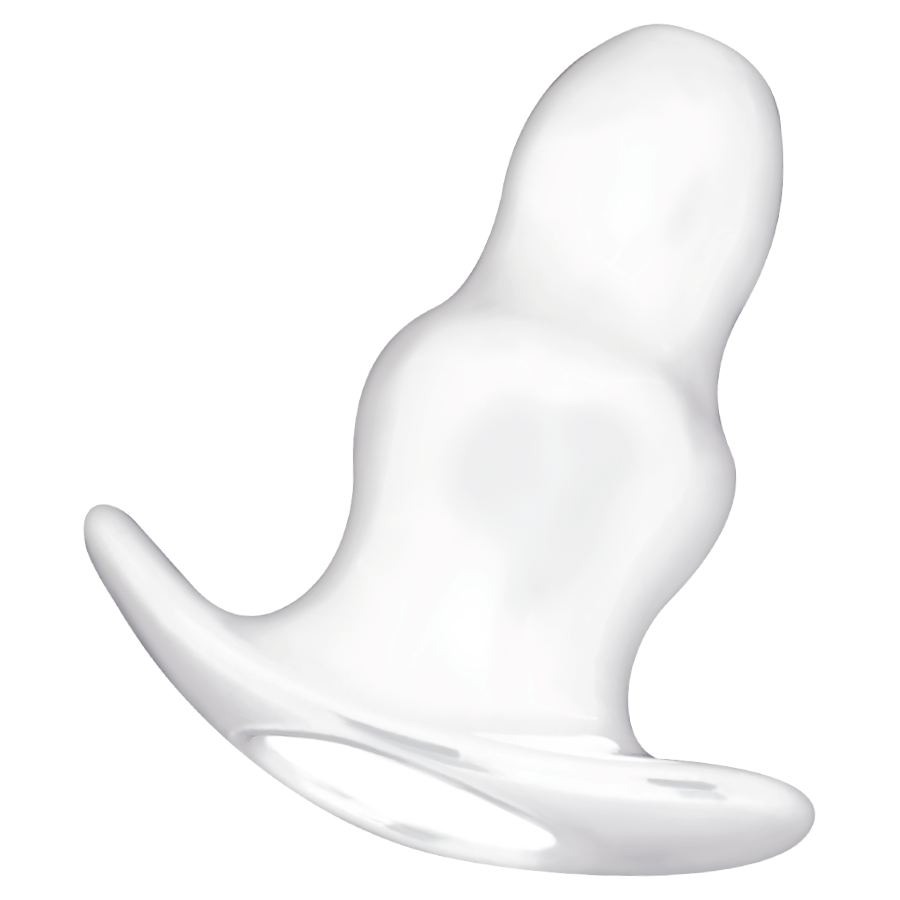 ADDICTED TOYS - MITTLERER ANAL-DILATATOR 9,5 CM - TRANSPARENT