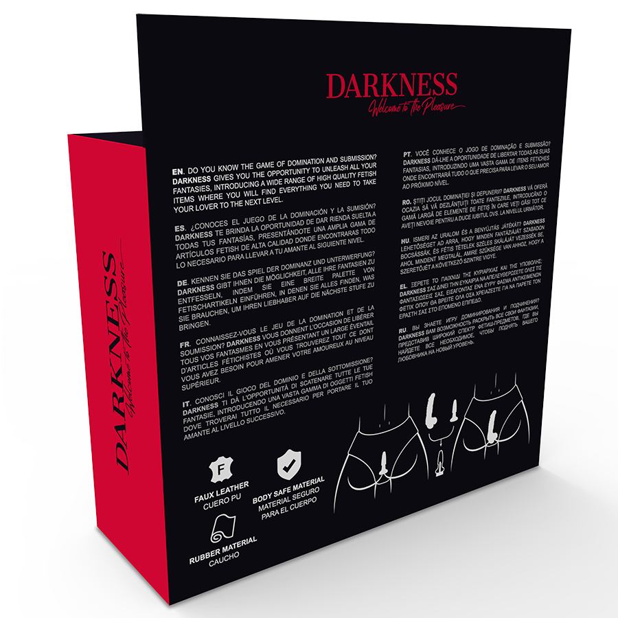 DARKNESS - HÖSCHEN MIT PLUG UND WECHSELDILDO