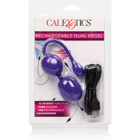 CALEXOTICS - WIEDERAUFLADBARER DOPPELKEGEL LILA