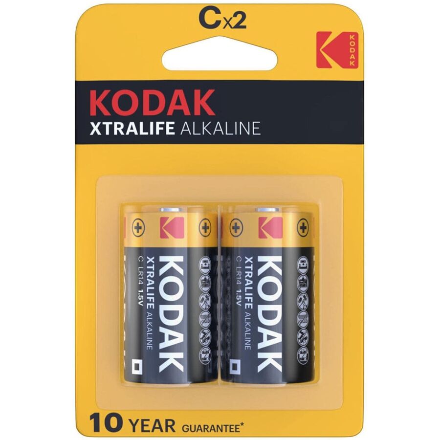 KODAK - XTRALIFE ALKALINE-BATTERIEN CX 2 EINHEITEN