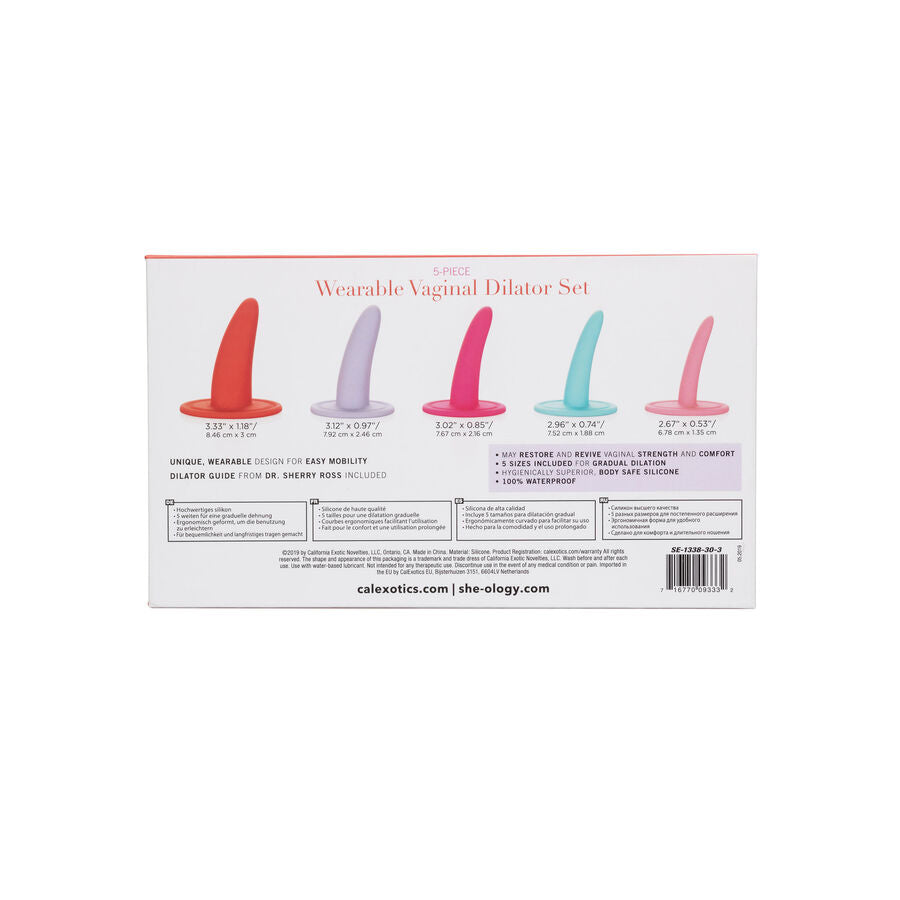 CALEXOTICS – 5-TEILIGES TRAGBARES DILATATOR-SET