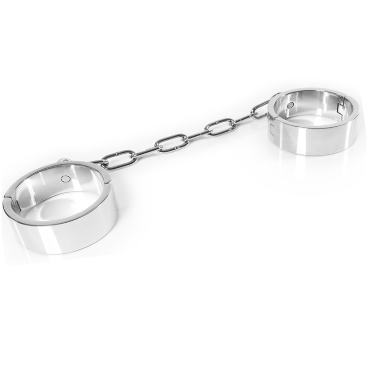 METALL HART - FUßSCHELLEN MIT INBUSSCHLÜSSEL SUBMISSION BDSM