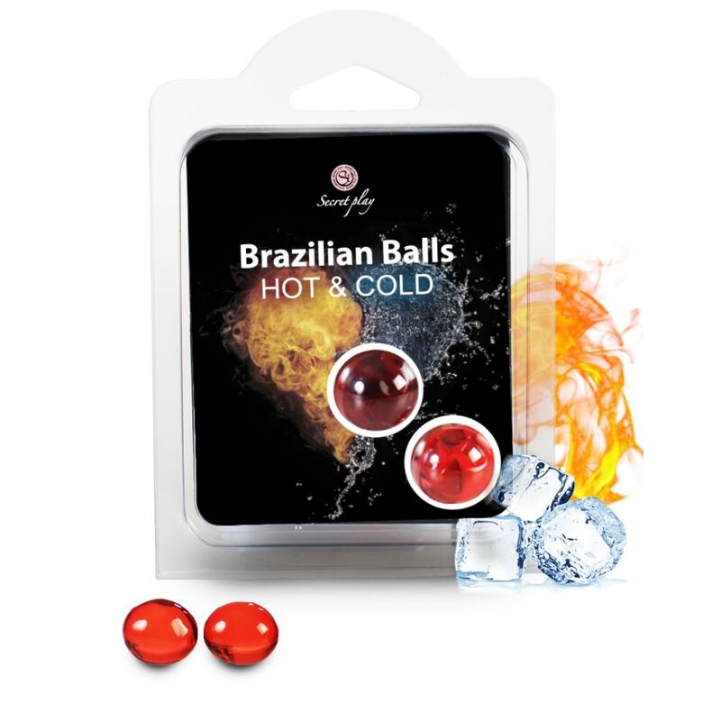 SECRETPLAY - BRASILIANISCHE BÄLLE MIT WÄRME- UND KÄLTEEFFEKT, 2 EINHEITEN