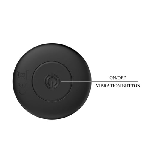 MR PLAY - WIEDERAUFLADBARER SCHWARZER VIBRATOR-ANALPLUG