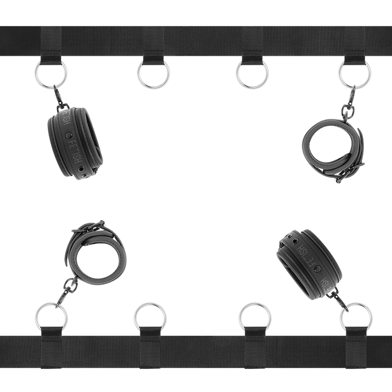 FETISCH DEVOT – LUXUS-BETTFESSEL-SET MIT NOPREN-FUTTER