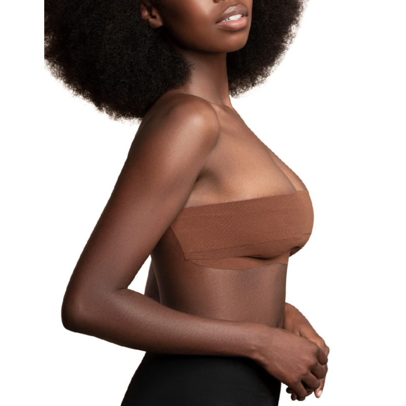 BYE-BRA - KÖRPERTAPE 5 MX 6,5 CM + 3 PAAR BRUSTWARENABDECKUNGEN BRAUN