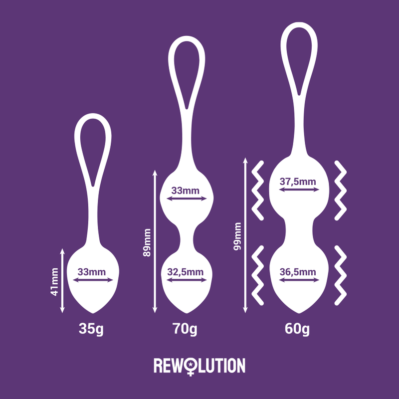 REWOLUTION - REWOBEADS VIBRIERENDE KUGELN FERNBEDIENUNG MIT WATCHME-TECHNOLOGIE