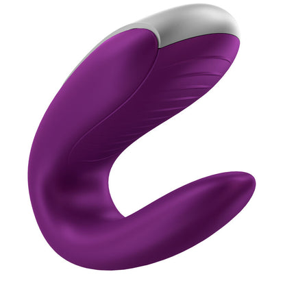 SATISFYER - DOPPELTER SPASS-PARTNERVIBRATOR LILA