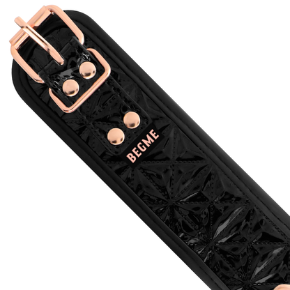 BEGME - BLACK EDITION HALSBAND MIT NIPPELKLEMMEN MIT NEOPRENFUTTER