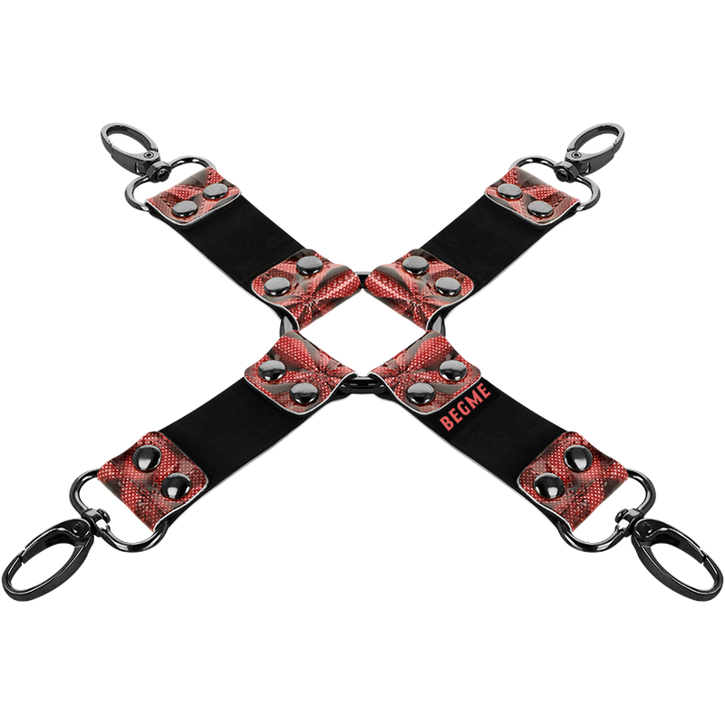 BEGME – ROTE EDITION PREMIUM VEGANES LEDER HOG TIE