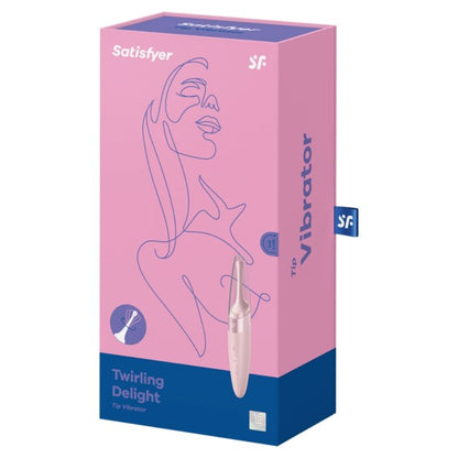 SATISFYER - TWIRLING DELIGHT KLITORIS-SPITZENVIBRATOR ROSA