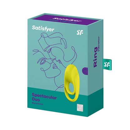 SATISFYER - SPEKTAKULÄRER DUO-RINGVIBRATOR GELB