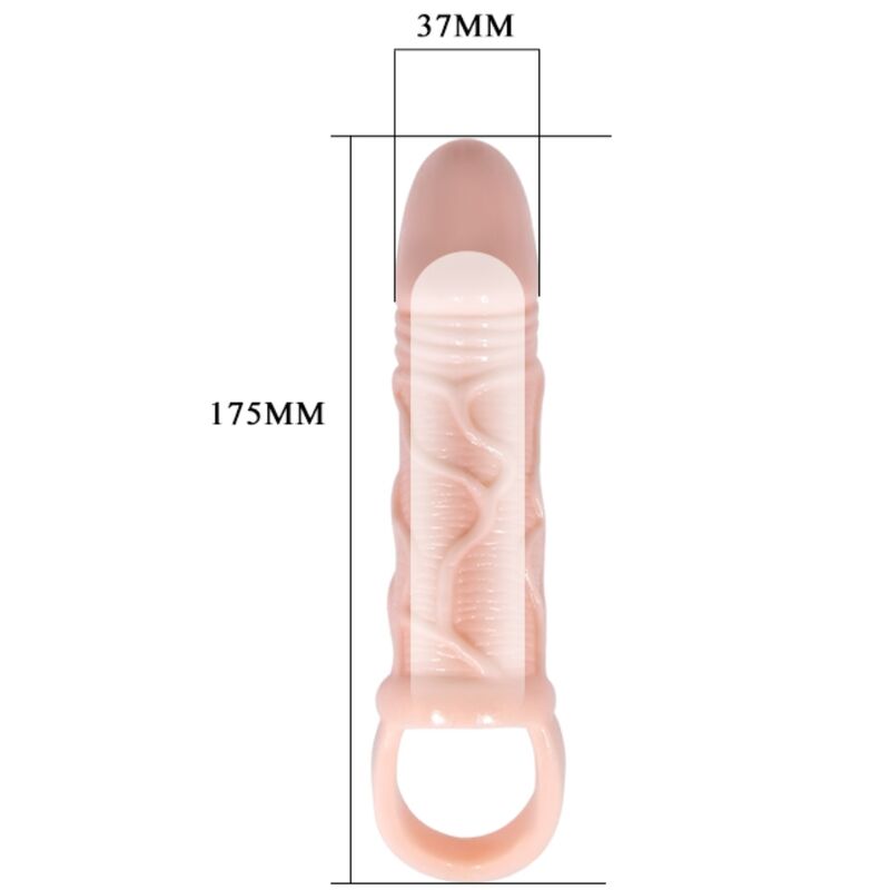 BAILE - PENIS-EXTENDER-HÜLLE MIT GURT FÜR HODEN 13,5 CM