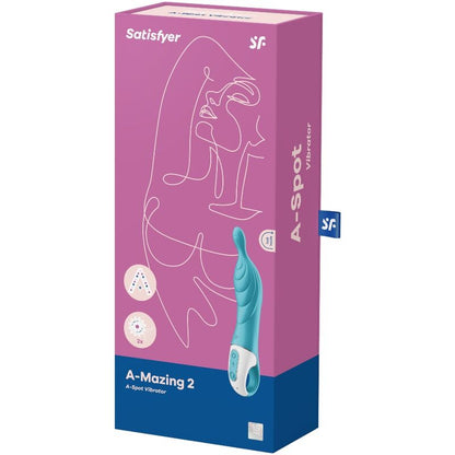 SATISFYER - AMAZING 2-SPOT-VIBRATOR TÜRKIS