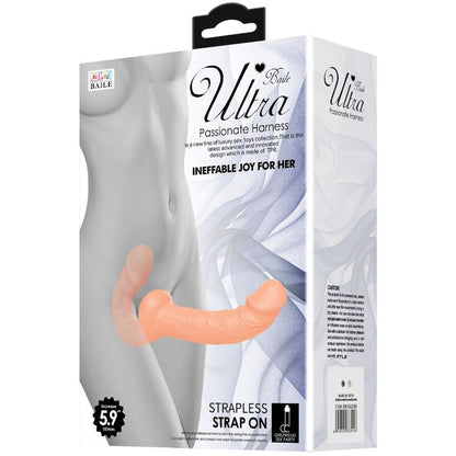 BAILE - ULTRA LEIDENSCHAFTLICHER DILDO MIT HARNESS OHNE UNTERSTÜTZUNG